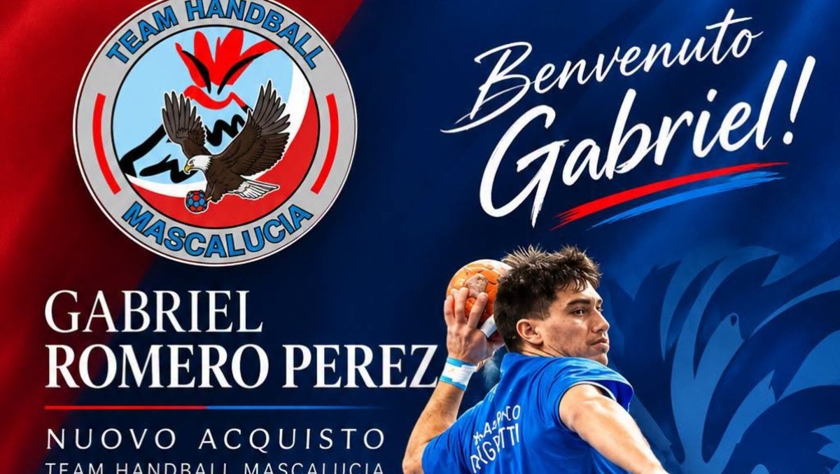 Team Handball Mascalucia annuncia Gabriel Romero Perez, terzino destro classe 2001 - 