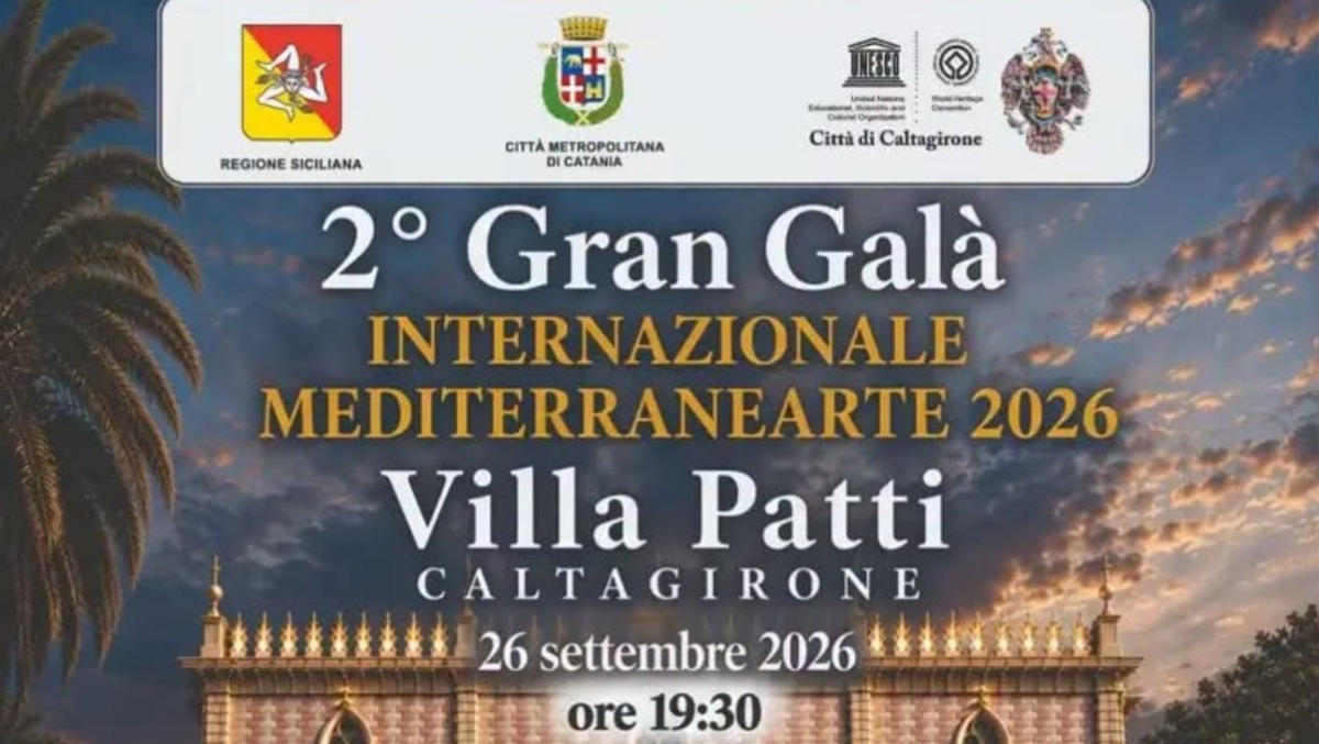 A Villa Patti il Gran Galà Internazionale MediterraArte: moda, arte e spettacolo a Caltagirone - 