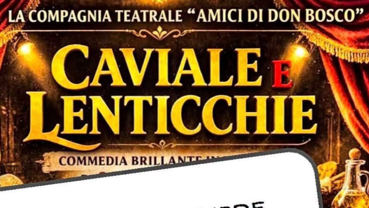 Pedara, piazza in scena: 'Caviale e Lenticchie' il 18 settembre 2026 - 