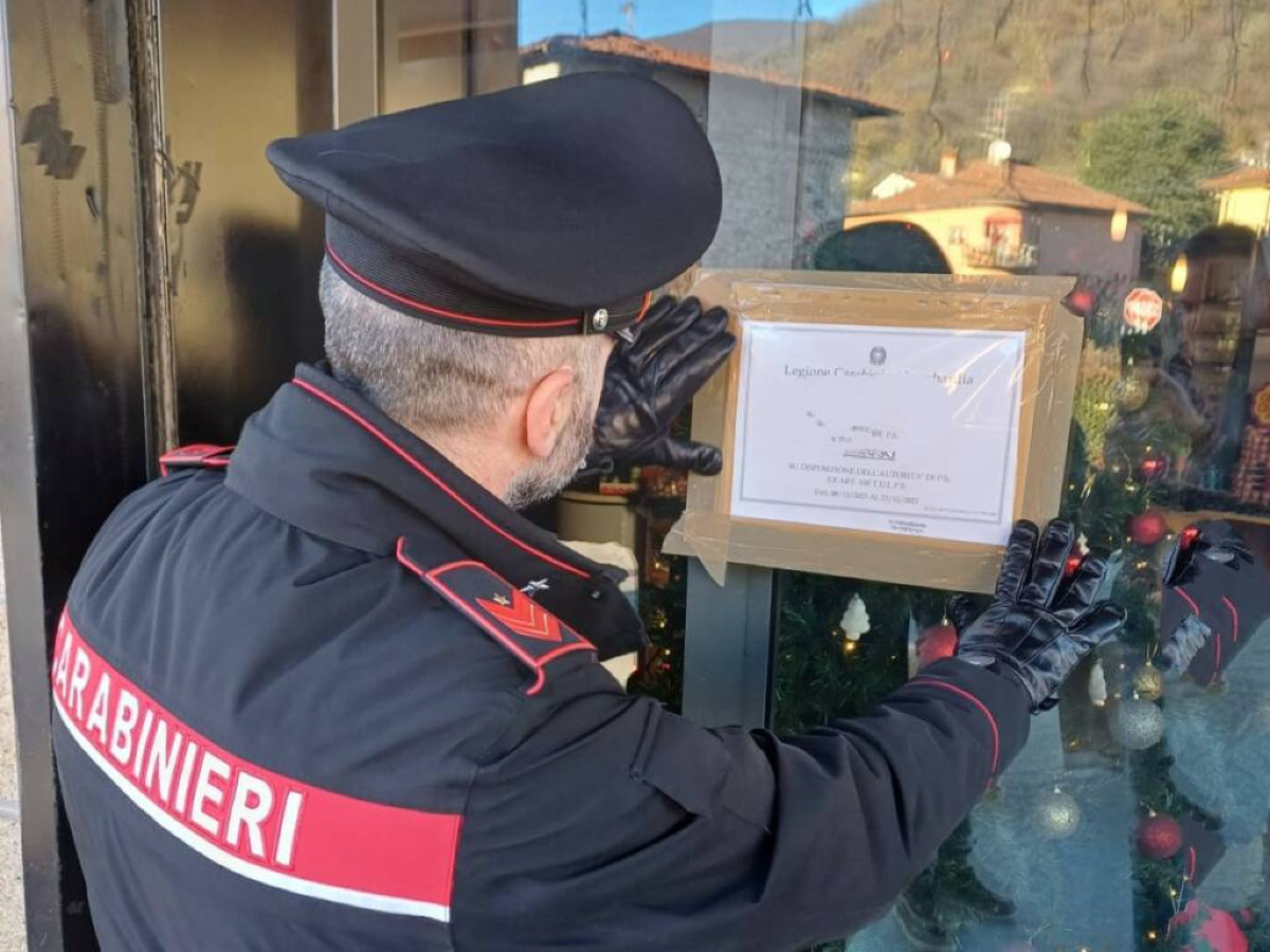 Aci Sant'Antonio: bar chiuso 7 giorni, frequentato da pregiudicati ritenuti legati a reati gravi - 