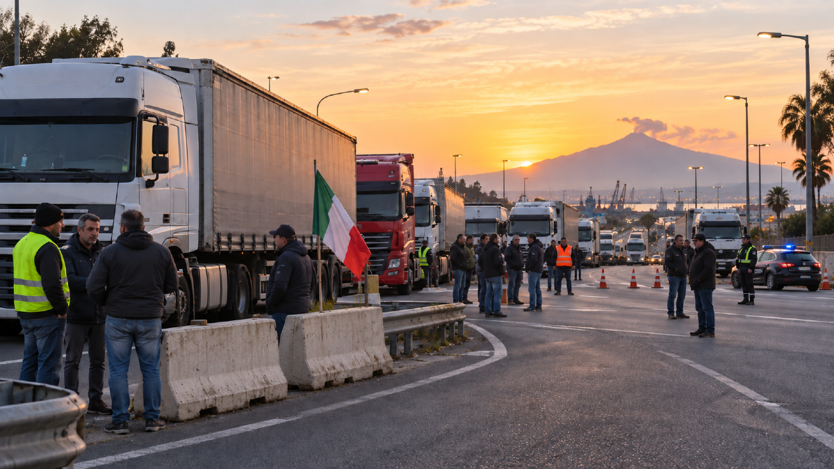 Autotrasportatori siciliani pronti al blocco nei porti per il caro carburante; Regione promette decreto entro la settimana - 