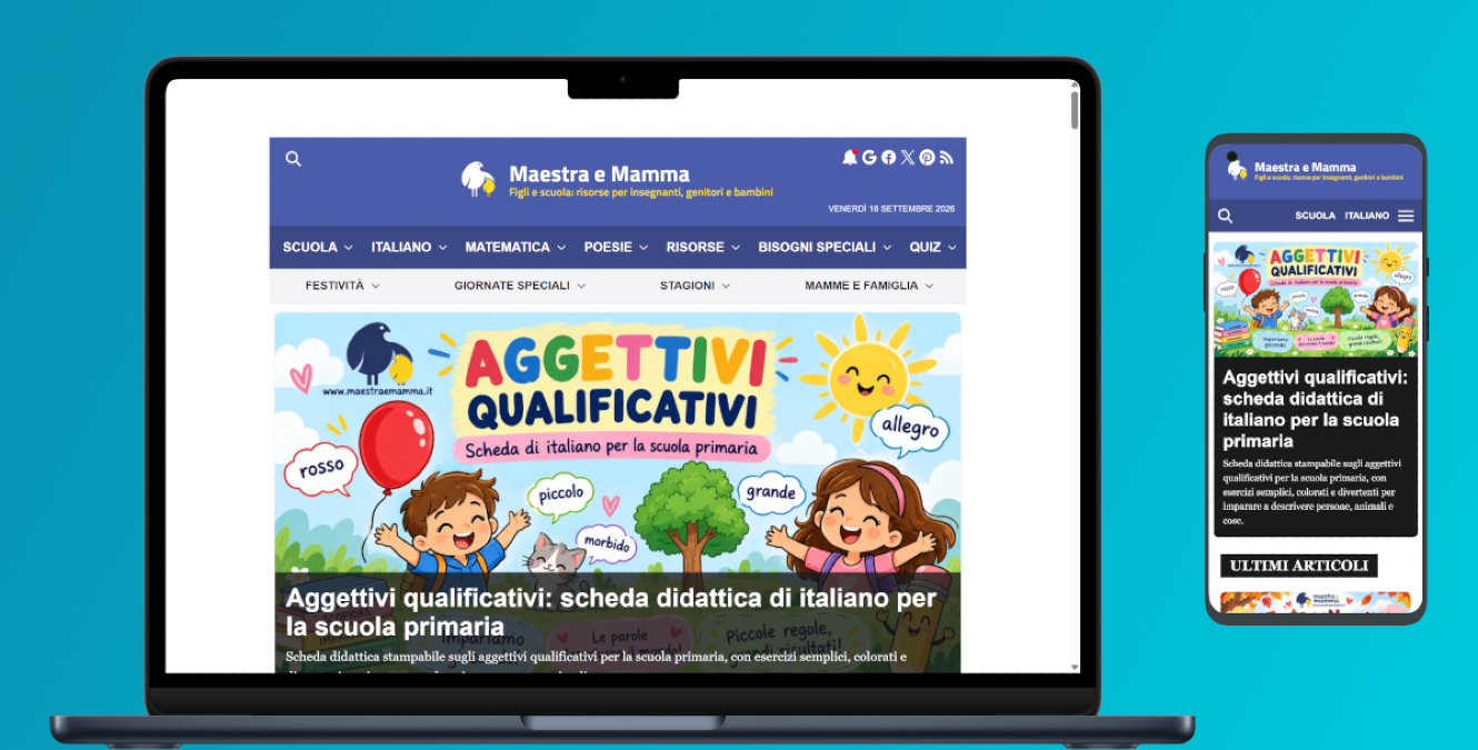 Maestra e Mamma sceglie Webmaster360: più spazio alle idee, più valore ai contenuti - 