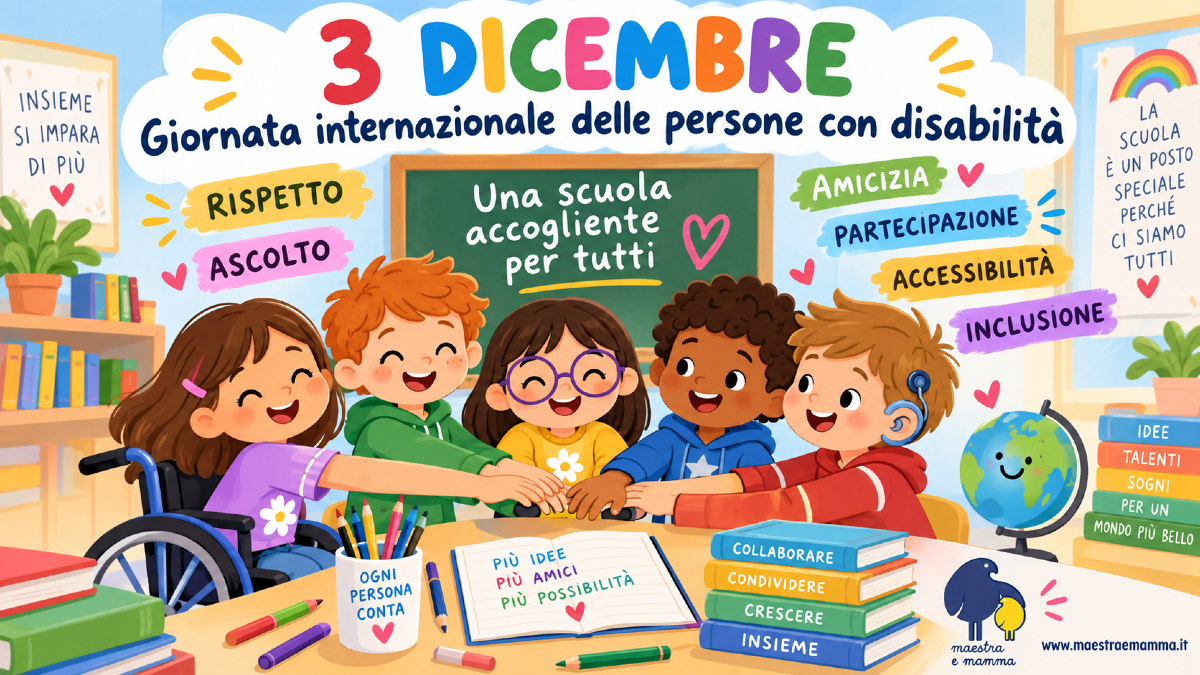 3 dicembre: scheda didattica per la Giornata internazionale delle persone con disabilità - 