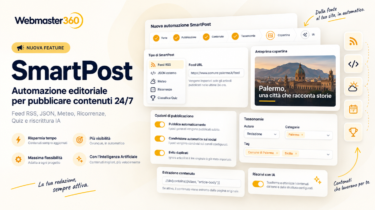 SmartPost: la redazione automatica che tiene il tuo sito sempre aggiornato - 