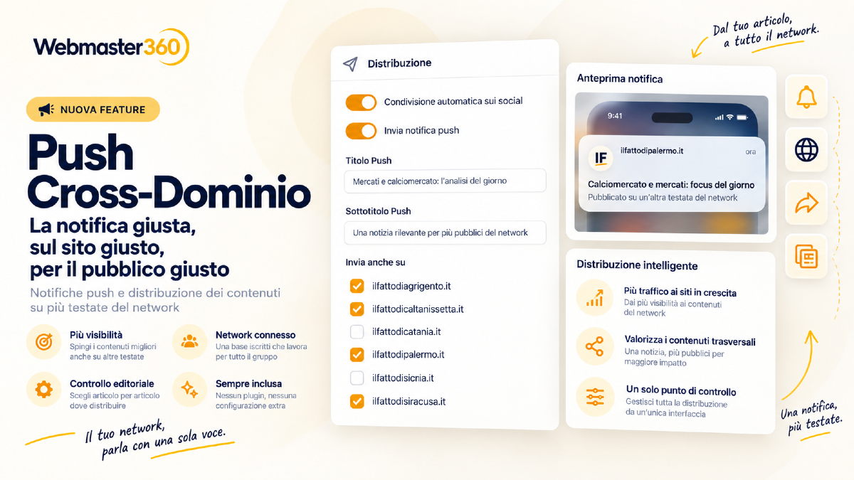 Notifiche push cross-dominio: portare i contenuti di un sito alla base iscritti di un altro - 