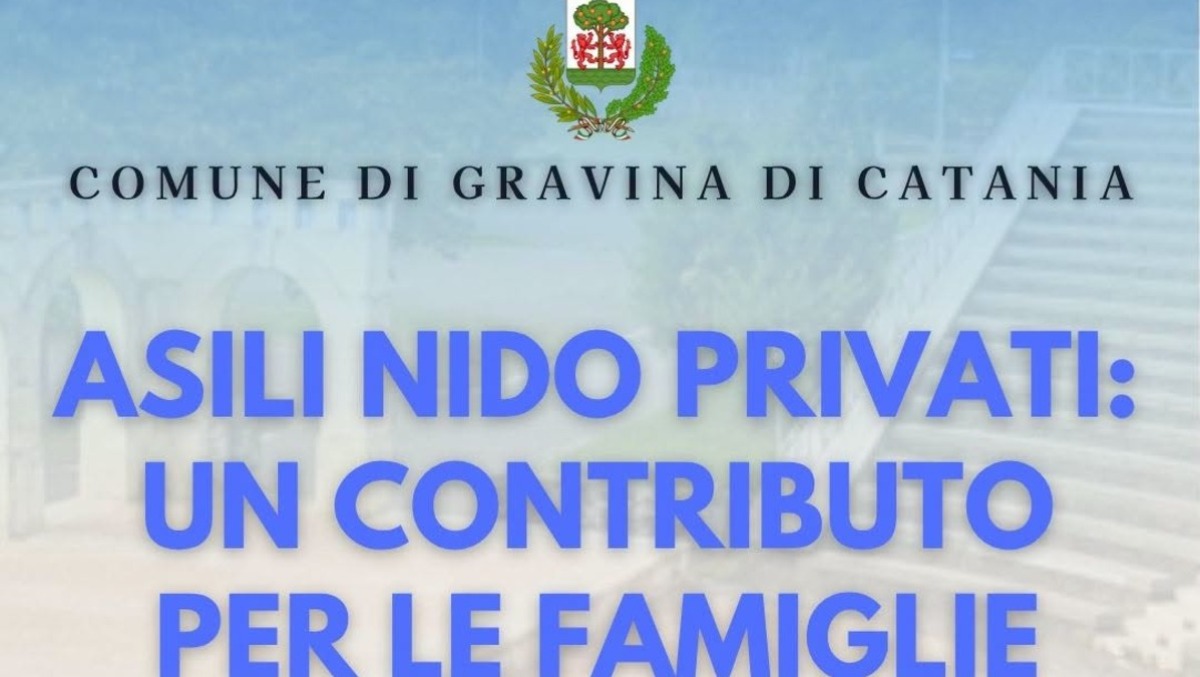 Gravina di Catania: bando contributo per asili nido privati 2026/2027, domande entro il 13 novembre - 