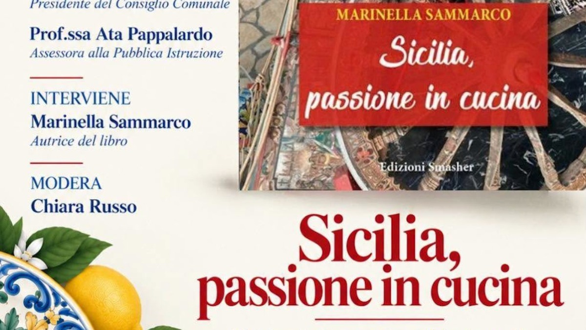 Zafferana Etnea presenta 'Sicilia, passione in cucina': incontro con l'autrice Marinella Sammarco il 2 ottobre - 