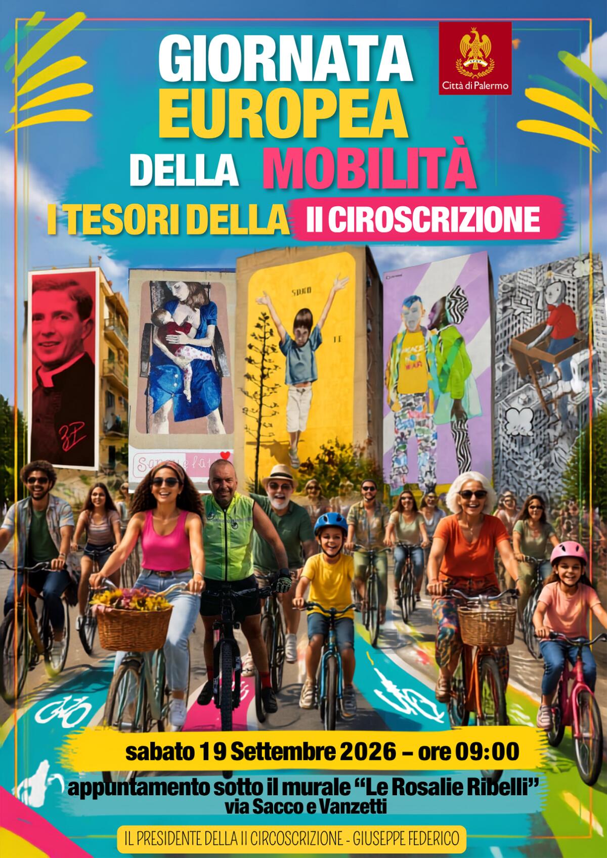 Settimana Europea della Mobilità 2026: itinerario in bici tra i tesori della II Circoscrizione - 