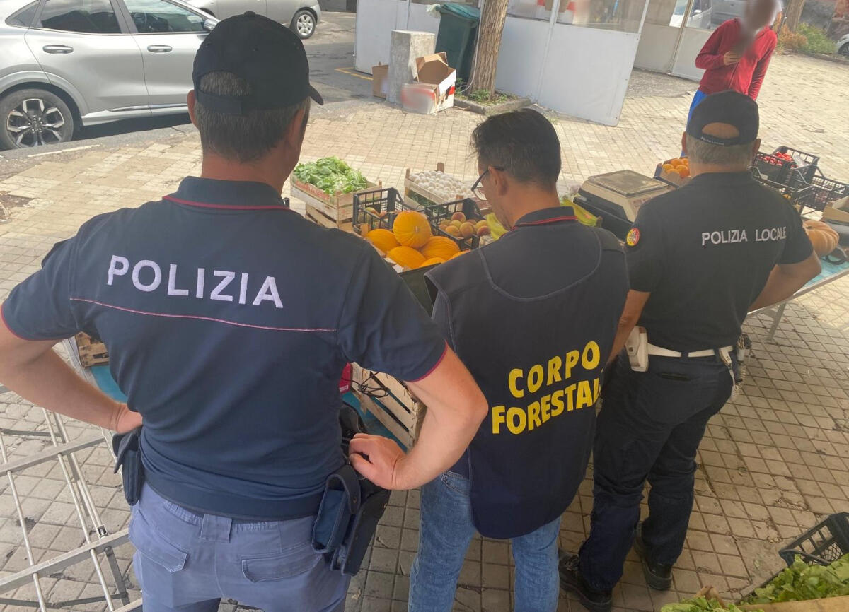 Adrano: Polizia sequestra 233 kg di frutta e verdura non tracciata, due sanzioni da 6.000€ - 