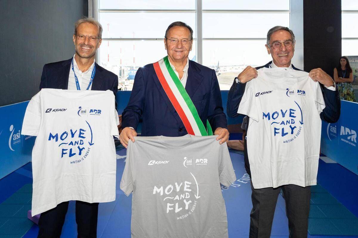Aeroporti, al via 'Move and Fly': AdR e Asi portano lo sport nei terminal di Fiumicino - 
