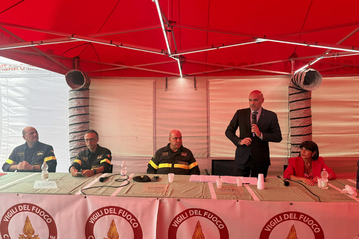 Prisco e Mannino a Messina: vicinanza ai Vigili del Fuoco dopo il crollo di Pistunina - 