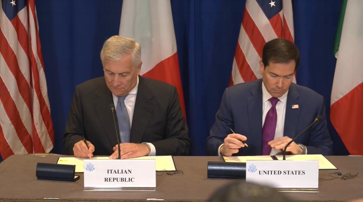 Italia e Stati Uniti firmano memorandum sui minerali critici a New York - 