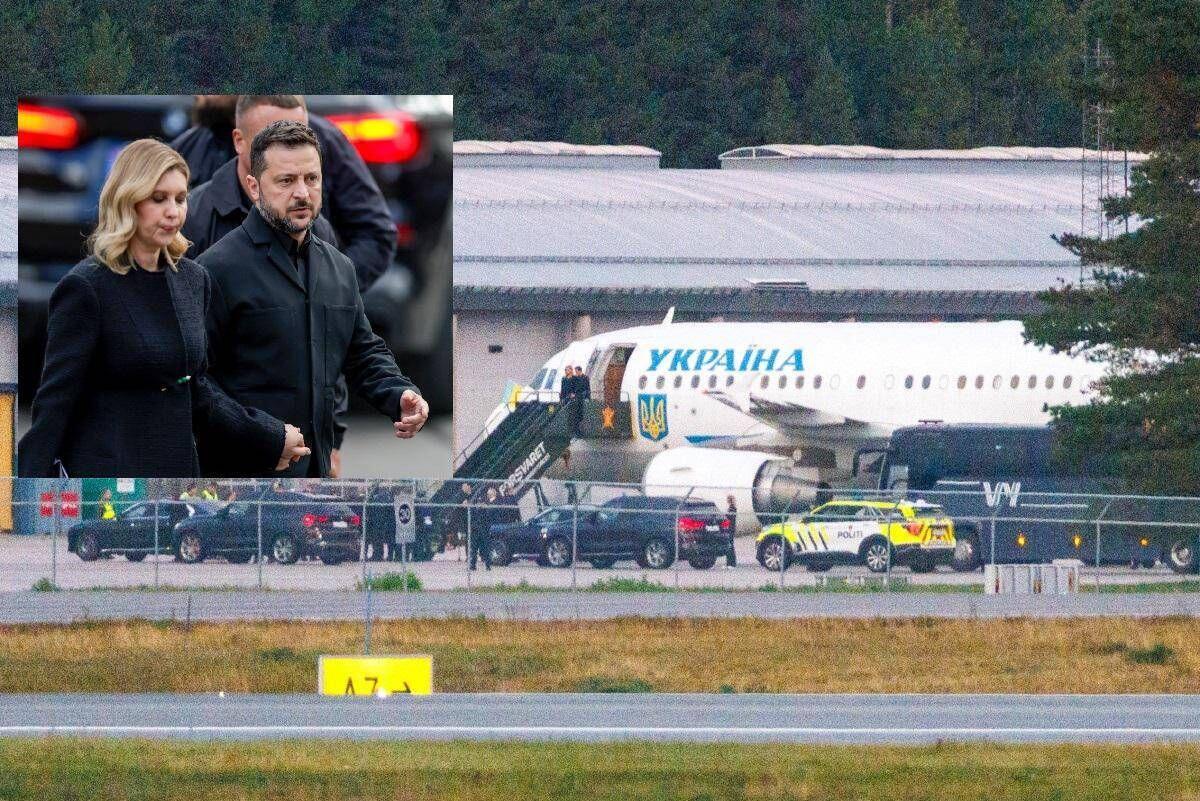 L'aereo di Zelensky "ha rischiato di essere colpito da un drone in volo per Oslo" - 