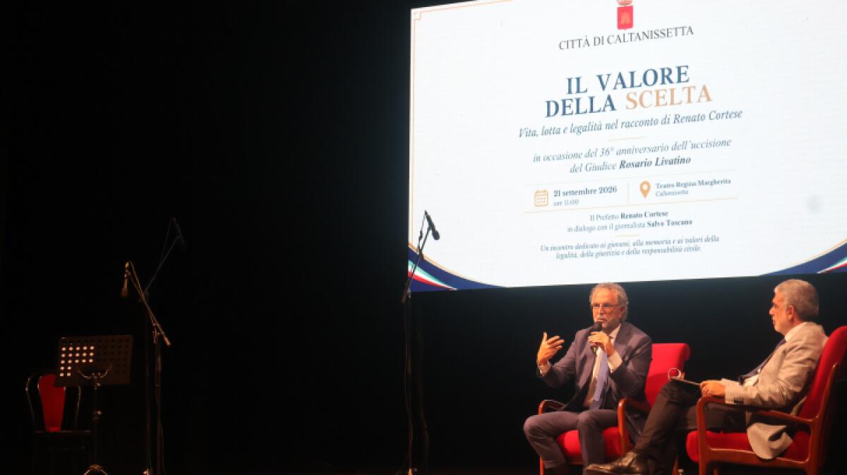 Il valore della scelta: studenti incontrano il prefetto Cortese nel 36° anniversario di Rosario Livatino - 