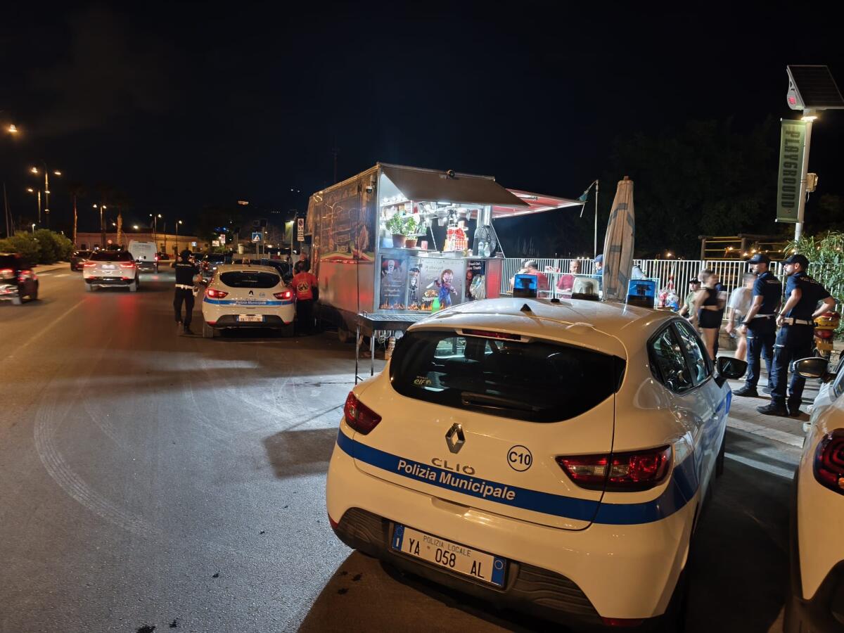 Foro Italico, controlli della Polizia Municipale: 2 sequestri e sanzioni per quasi 5 mila euro - 