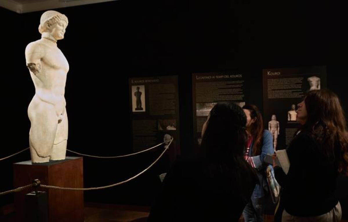 Archeologia: il Kouros torna al Museo di Lentini il 13 settembre - 