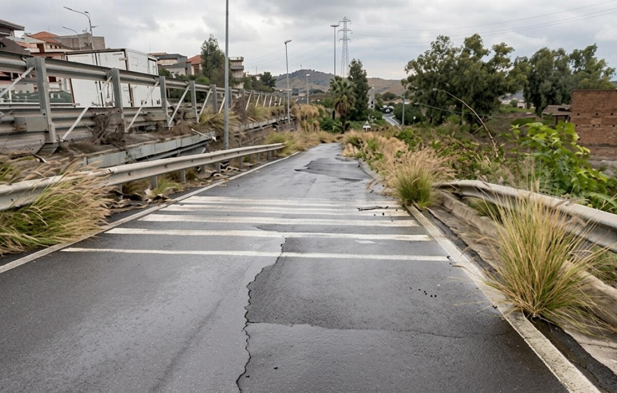 Frana sulla Ss121 a Misterbianco: appalto da 800mila euro per consolidare la rampa - 
