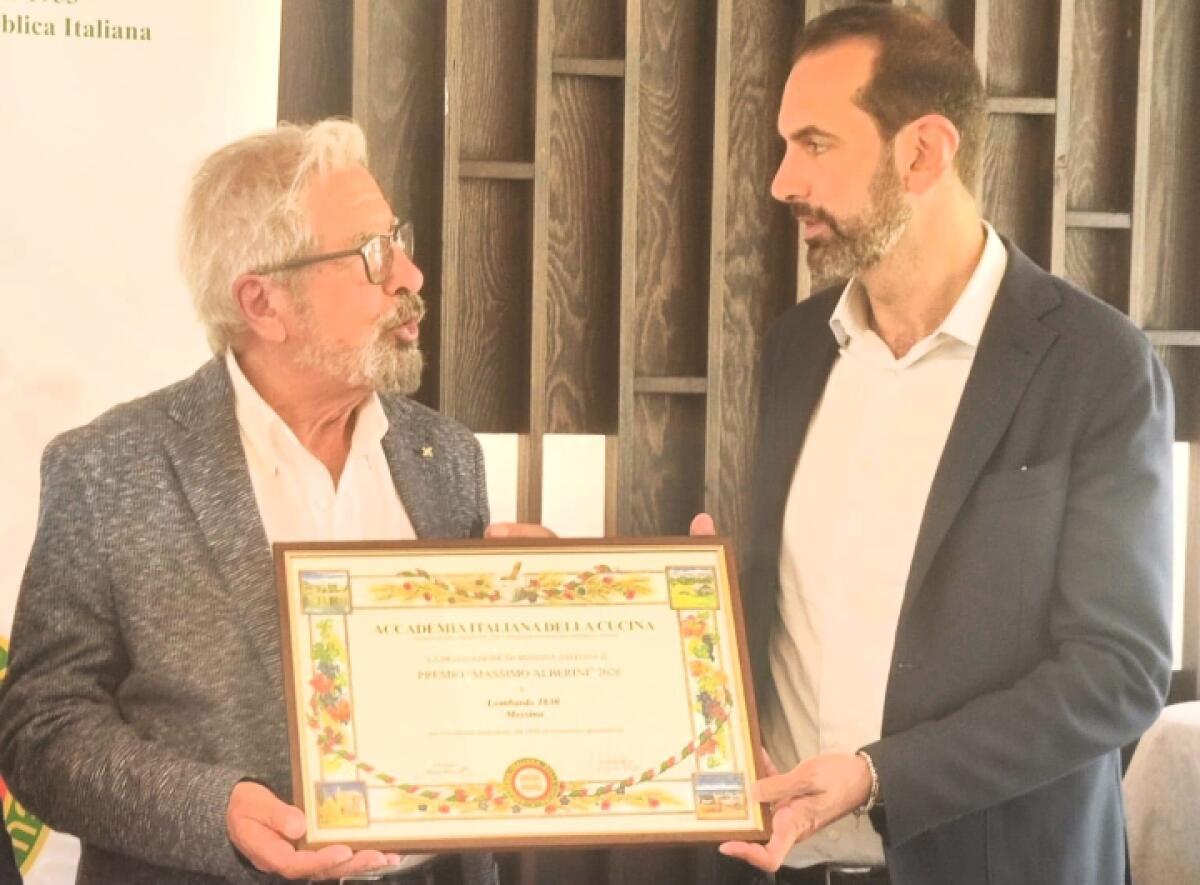 Premio “Massimo Alberini” a Lombardo 1830: l’Accademia Italiana della Cucina premia una storica realtà messinese - 