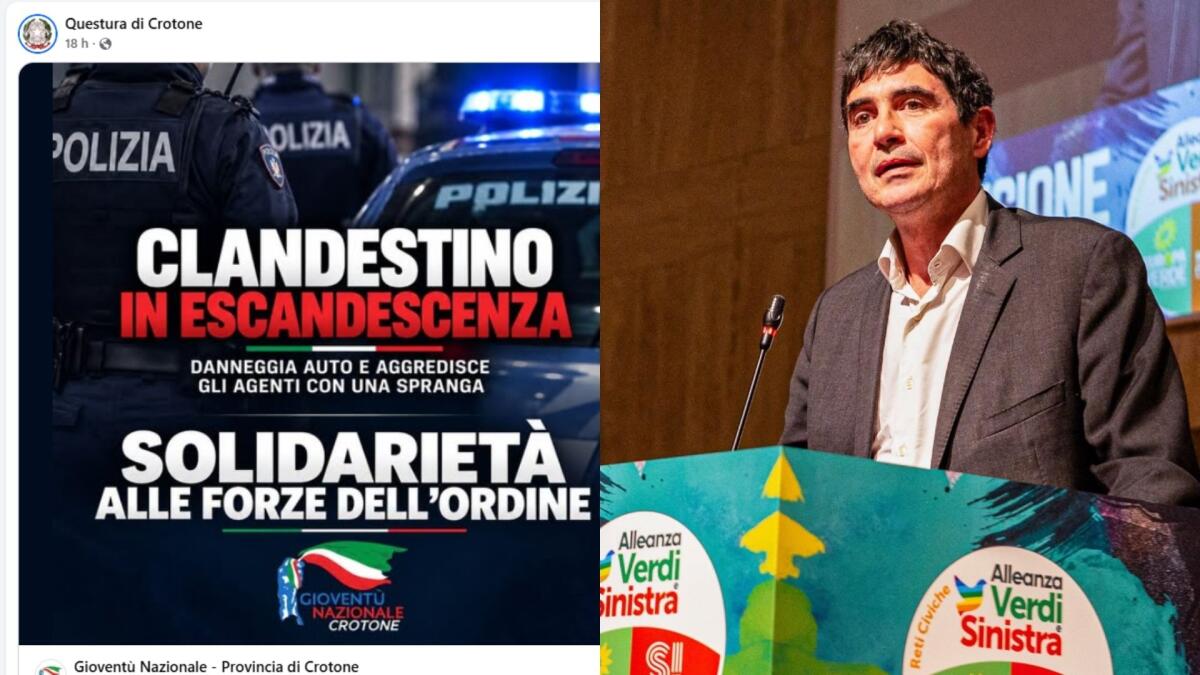 Fratoianni accusa la Questura di Crotone: rilanciato un post dei giovani di FdI sulla pagina Facebook istituzionale - 