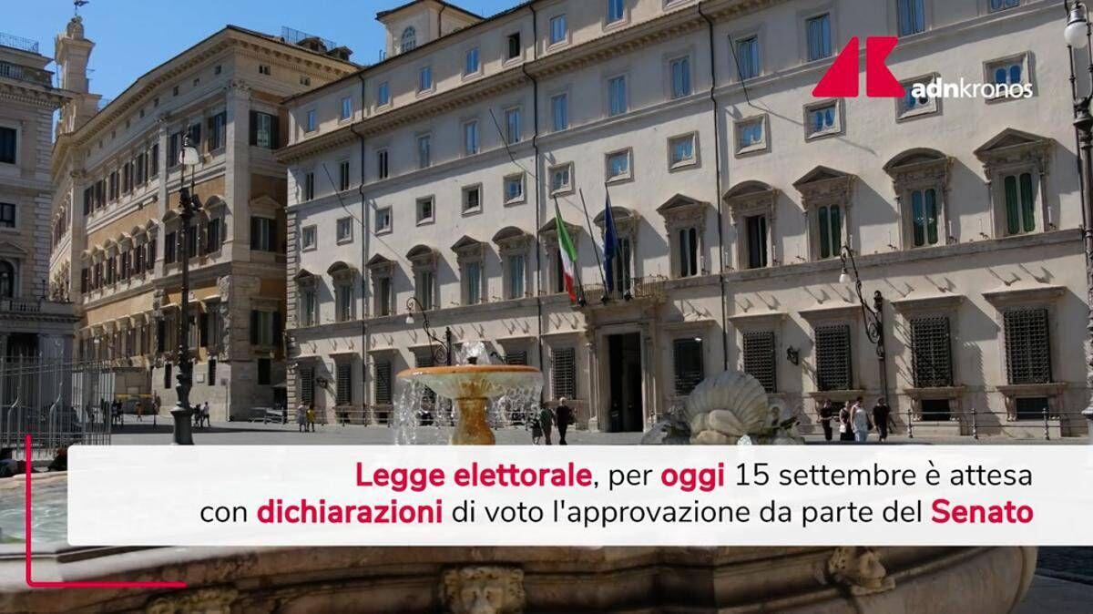 Legge elettorale, oggi il voto in Senato - 