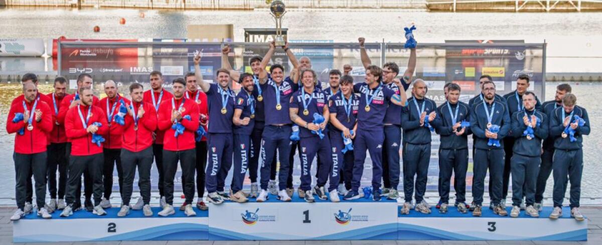 Canoa Polo: l'Italia Campione del Mondo a Duisburg, i catanesi Messina e Costanzo protagonisti - 