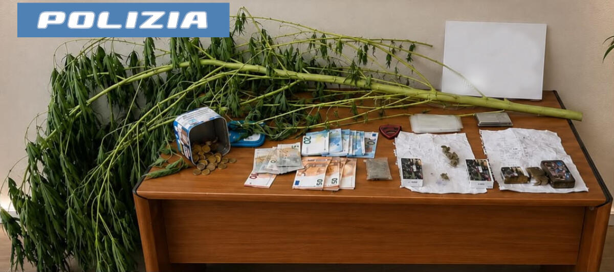 Catania: ai domiciliari lanciava un sacchetto dal balcone, recuperati 400 g di hashish e una pianta di marijuana - 