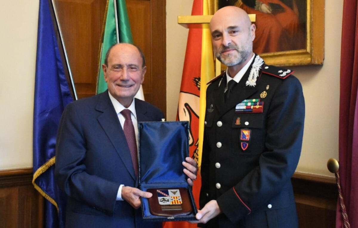 Schifani riceve il nuovo comandante provinciale dei Carabinieri di Palermo: «più ampia collaborazione» - 