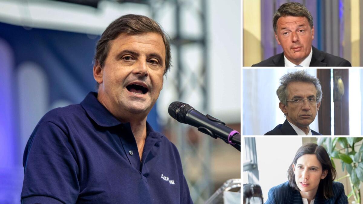 Calenda: «Patetico, sembra una soap turca» sul balletto del centrosinistra - 