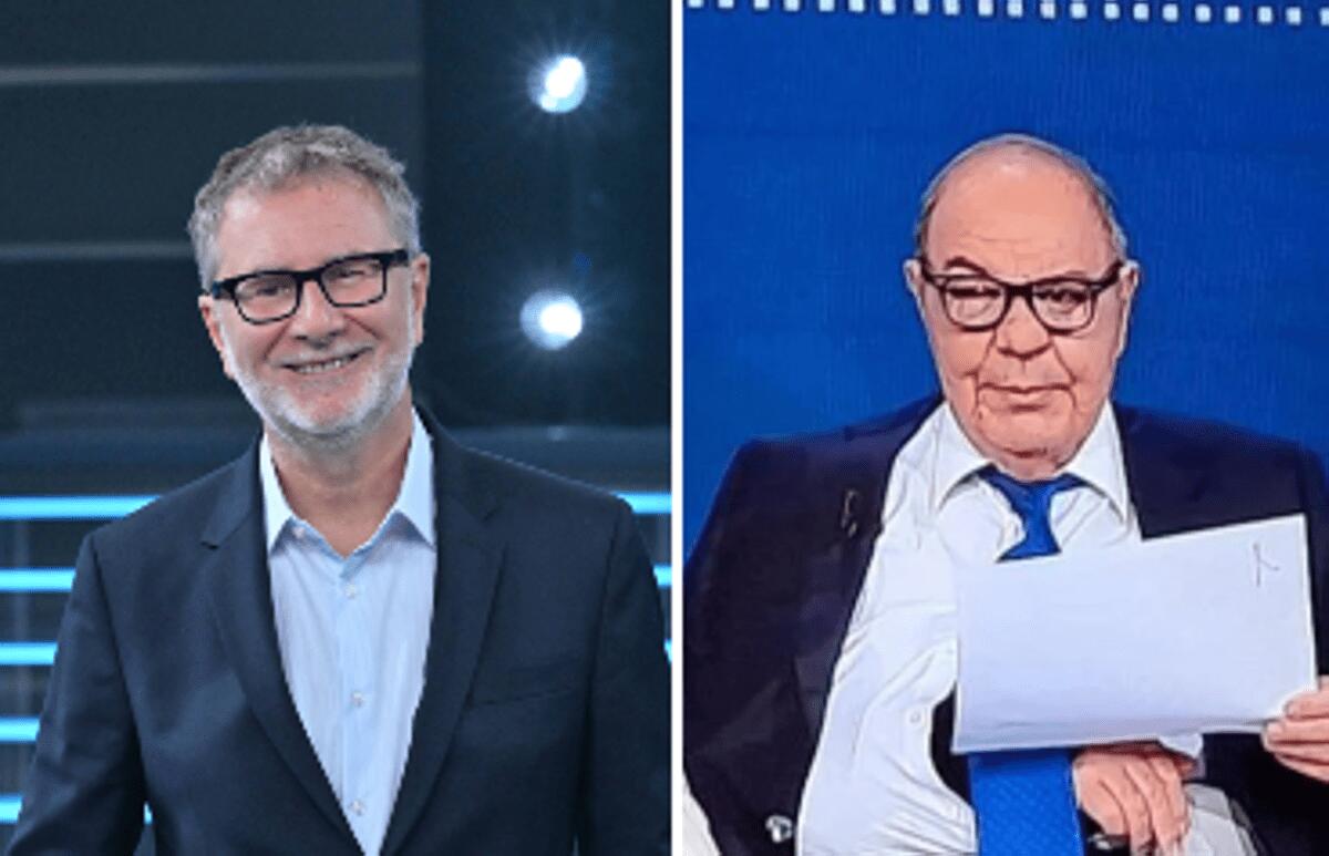 Fazio a 'Tale e Quale Show', Conti gli chiede di imitare Vespa e lui: "Vuoi che cada dalle scale?" - 