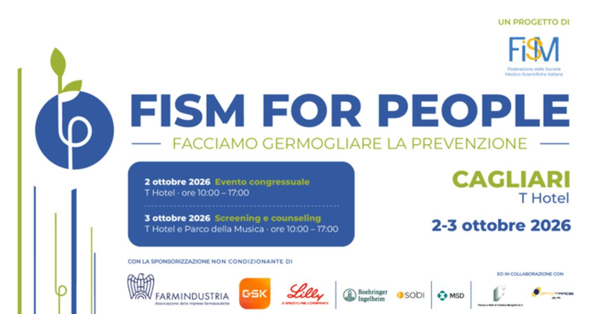 'Fism for people', a Cagliari due giorni dedicati alla prevenzione - 