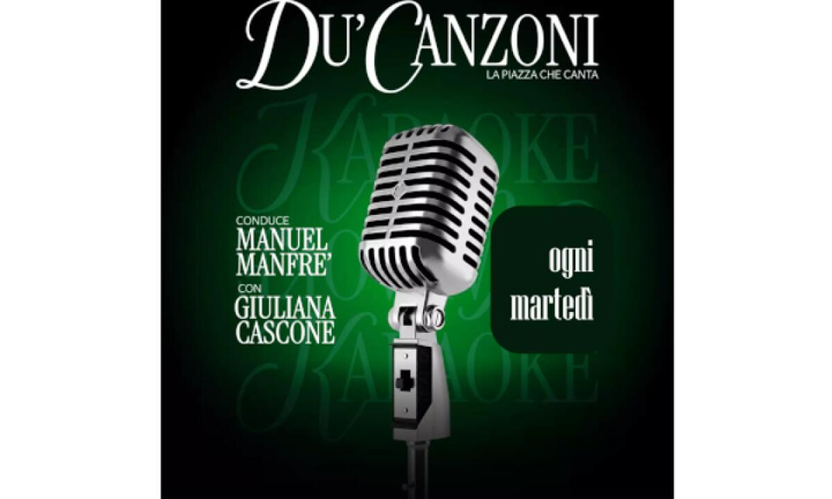 Du' canzoni — La piazza che canta: appuntamento il 1° settembre a Marina di Ragusa - 