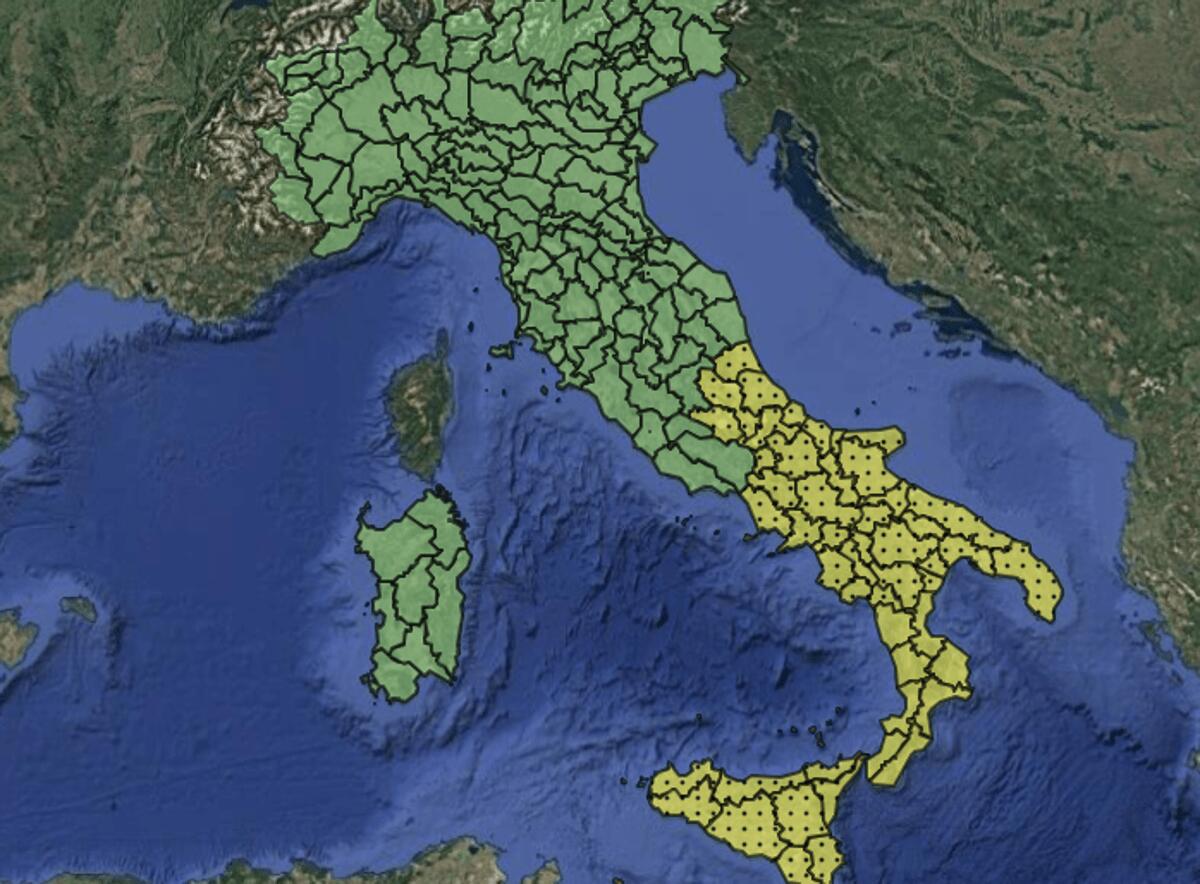 Maltempo, allerta meteo gialla per temporali venerdì 25 settembre: le regioni a rischio - 