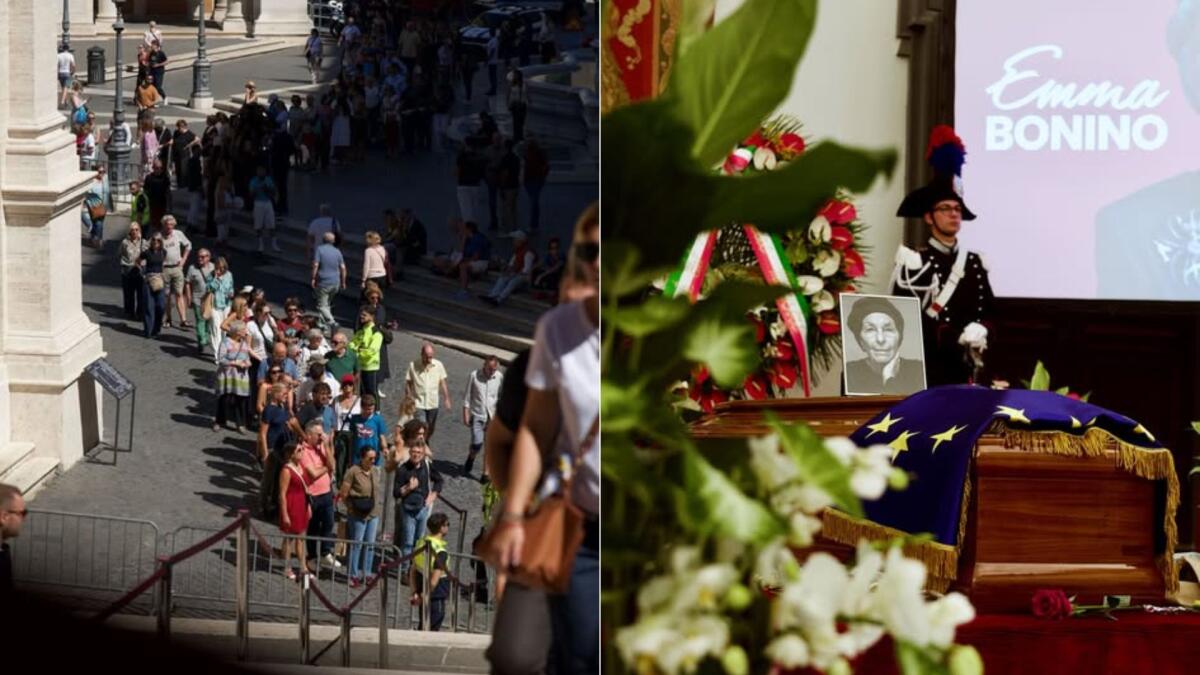 Emma Bonino: centinaia di persone alla camera ardente al Campidoglio, veglia laica lunedì in Piazza del Campidoglio - 