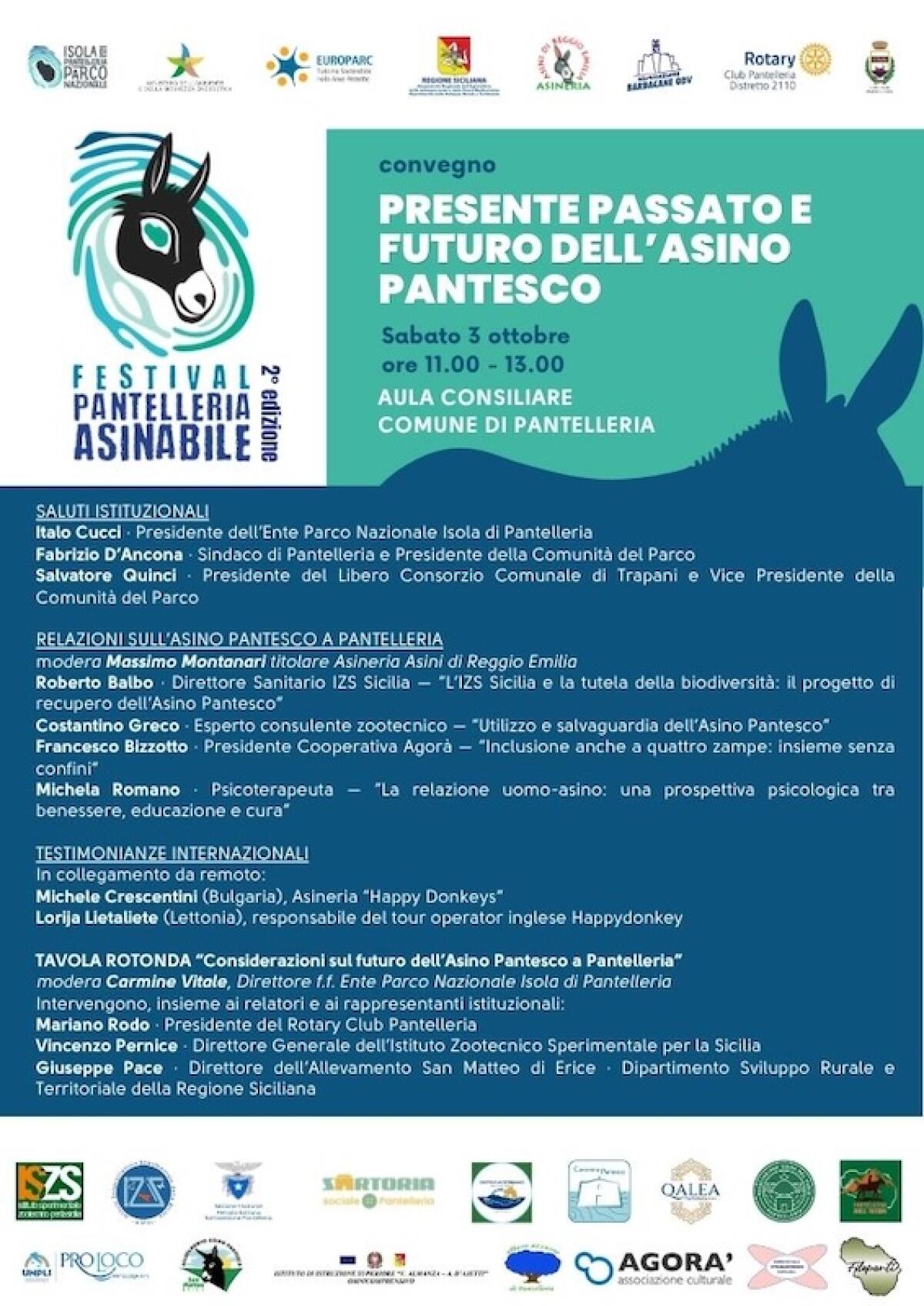 Pantelleria Asinabile: il festival che cerca il futuro dell’asino pantesco - 