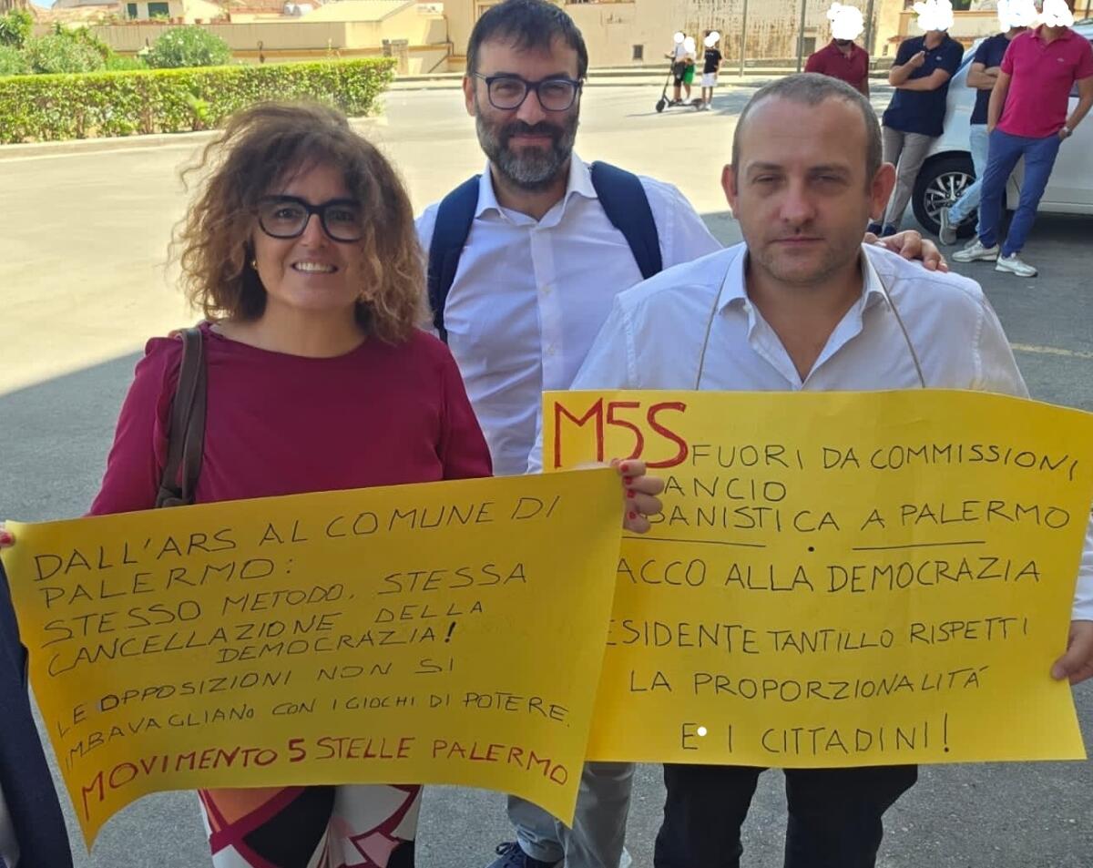 M5S a Palermo in piazza per la rappresentanza nelle Commissioni: conferenza dei capigruppo convocata lunedì - 