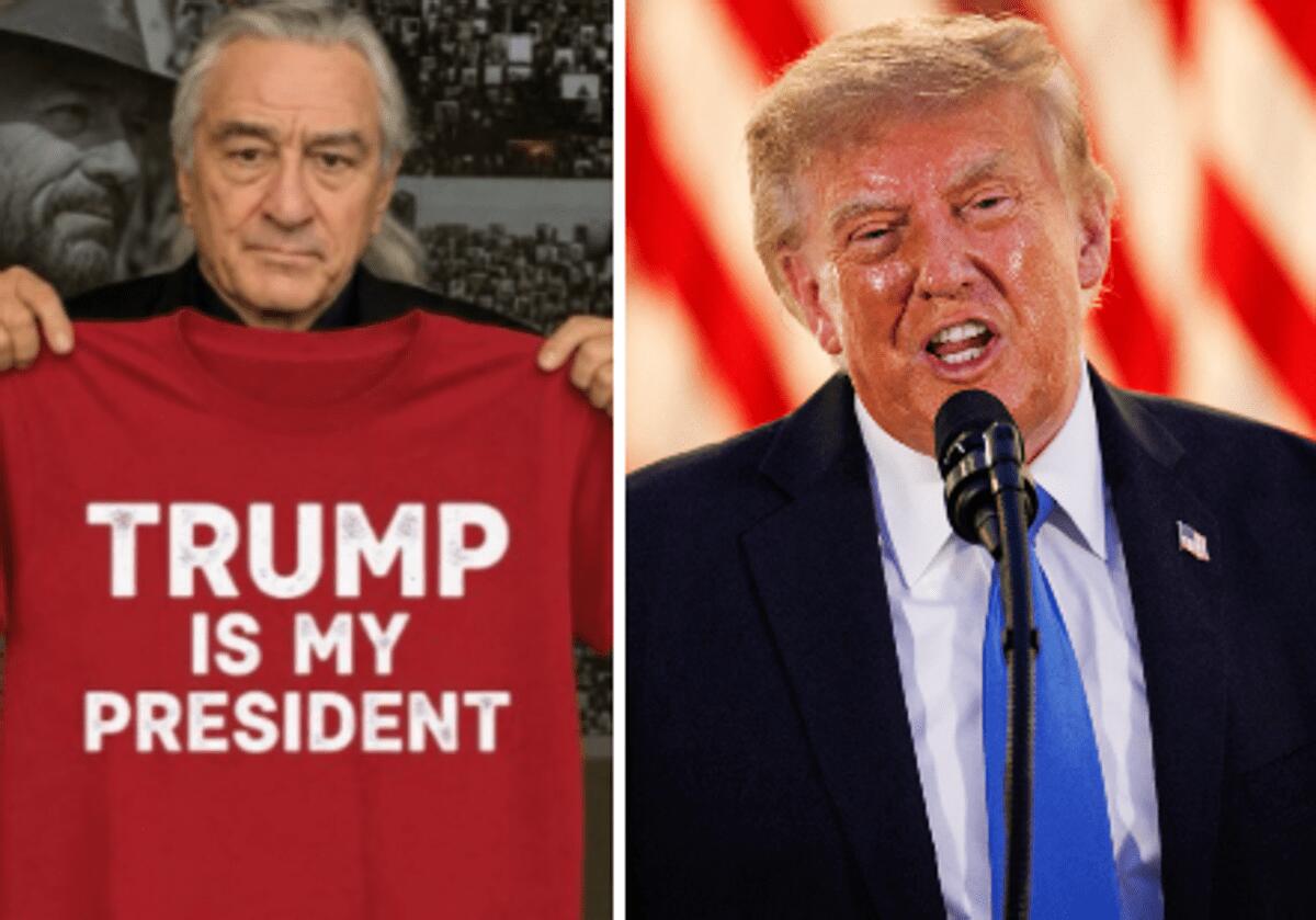 Trump 'provoca' De Niro, la foto AI e l'accusa: "Anche questo idiota sta iniziando a capire" - 