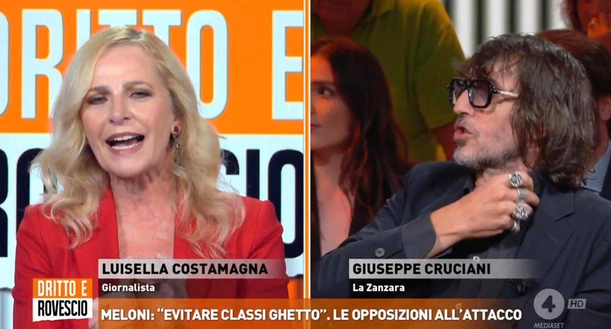 Scontro Costamagna-Cruciani sul decreto Scuola: "Propaganda razzista", "Non dire minch...." - 