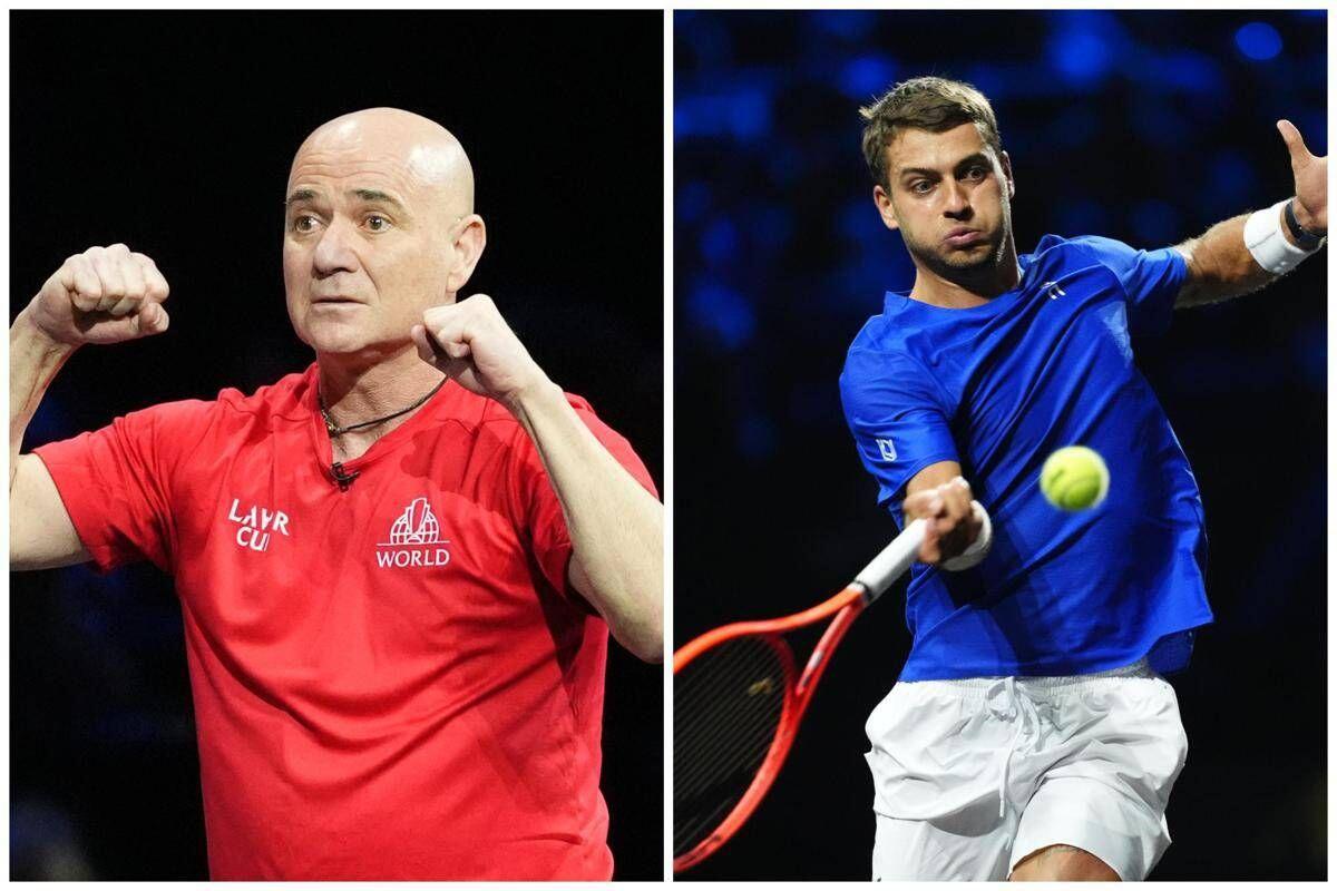 Laver Cup, Agassi 'imbarazza' Cobolli: "Quanto sei bello Flavio" - 