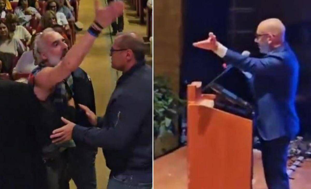 Matteo Bassetti sfida il contestatore di Futuro Nazionale: "Scienziati liberi, nessun partito può zittirci" - Video