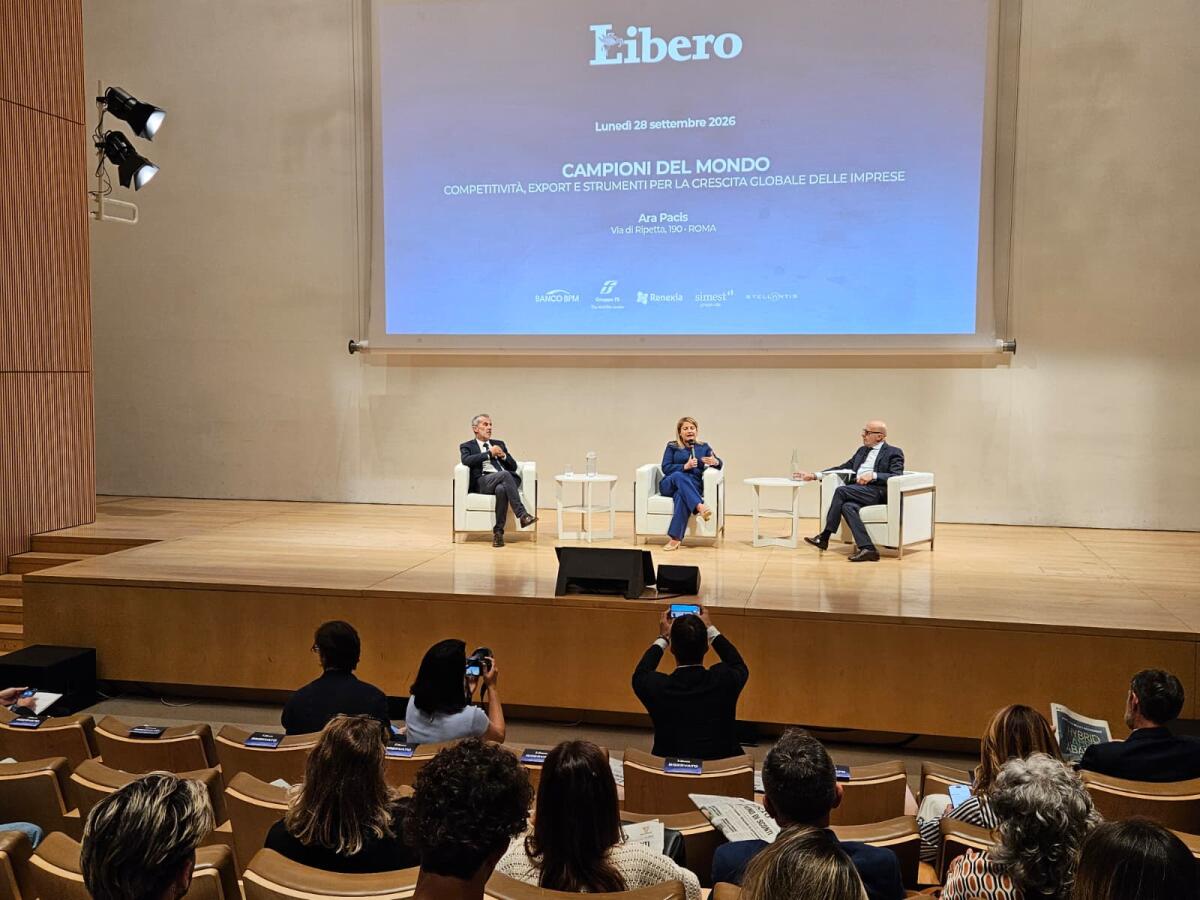 All'Ara Pacis il convegno di Libero su export e Made in Italy: istituzioni e finanza uniti per l'internazionalizzazione - 