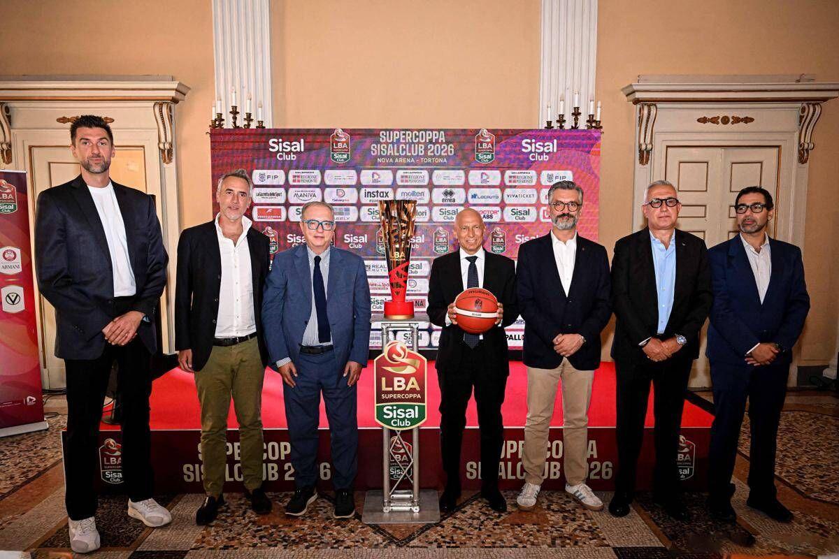Presentata Supercoppa Lba Sisalclub 2026, Gherardini 'Tortona apripista nuovo corso impiantistica sportiva' - 