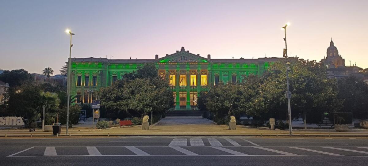 Messina: Palazzo Zanca illuminato di verde per la Giornata nazionale SLA e la Settimana mondiale delle malattie mitocondriali - 