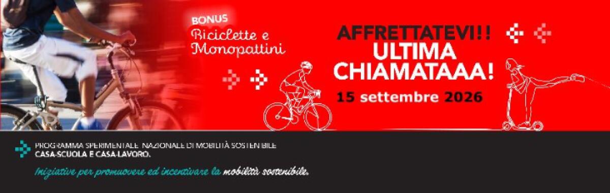 Messina: proroga al 15 settembre per gli incentivi 'MuoviMe' su biciclette e monopattini - 