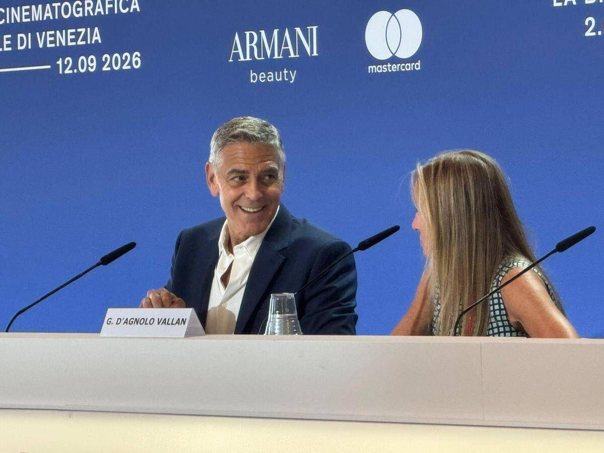 Mostra Venezia, George Clooney: "Ho smesso di fare il regista, la famiglia è la mia priorità" - 