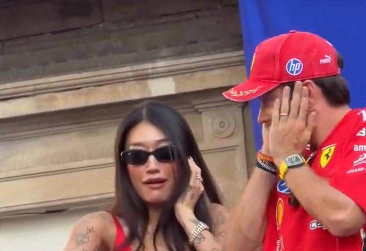 Gp Monza, Leclerc dj alla festa Ferrari: il risultato è un disastro - Video - 