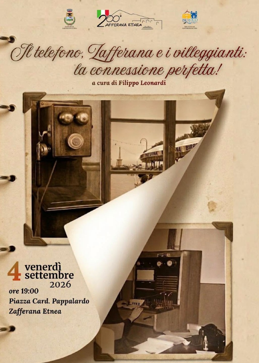 Locandina evento a Zafferana Etnea