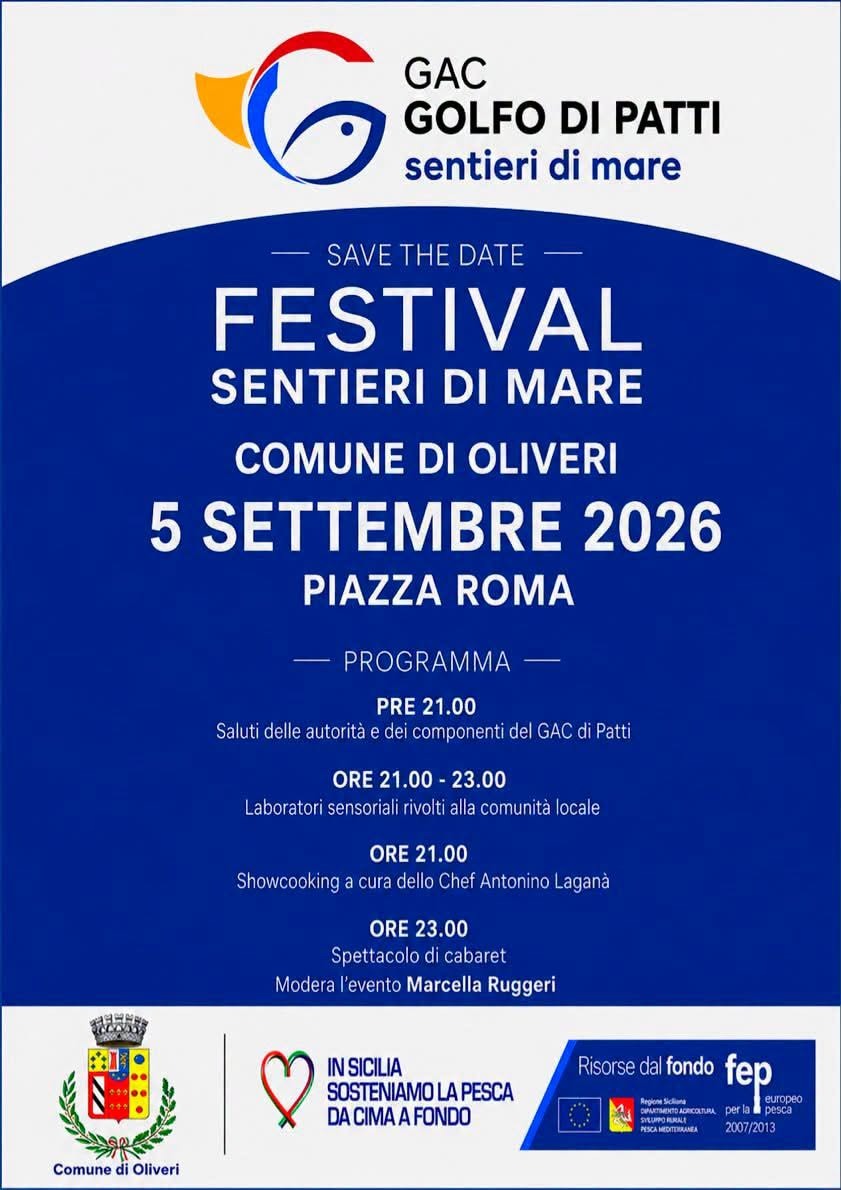 Locandina ufficiale Del Festival Sentieri di Mare