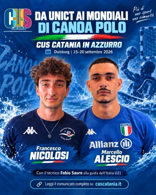 I due convocati del CUS Catania
