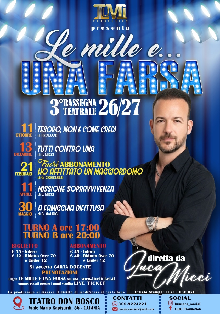 Locandina Le mille e una farsa