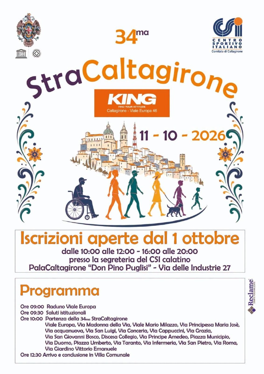 Locandina StraCaltagirone 2026